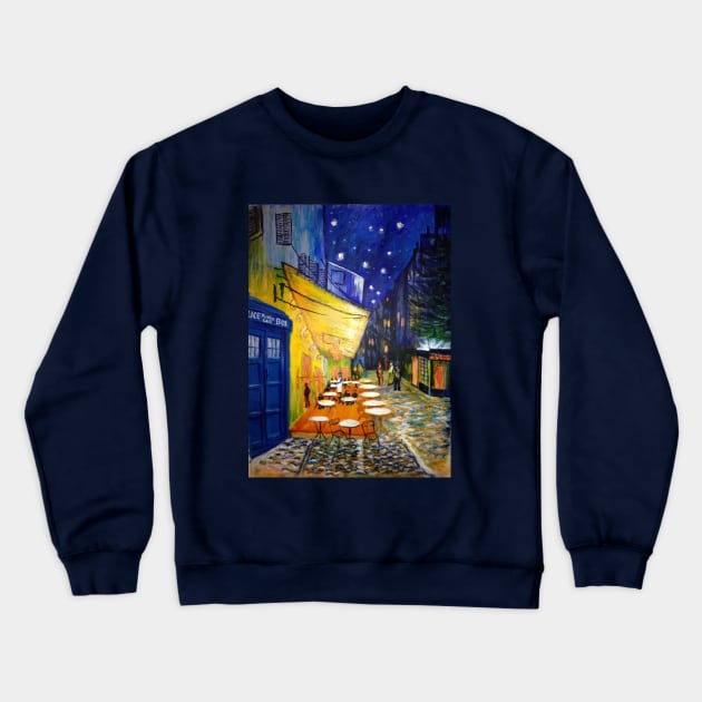 Van Gogh and the Doctor Crewneck Sweatshirt by havenhill studios